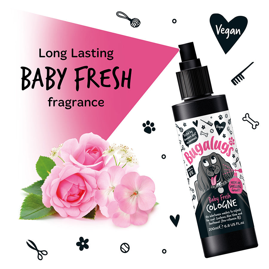 Bugalugs Baby Fresh Dog Cologne - 200ml