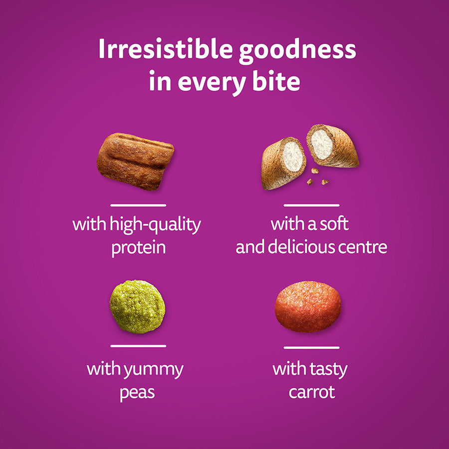 Whiskas 1+ Adult Dry Cat Food Lamb (1.9kg × 4)