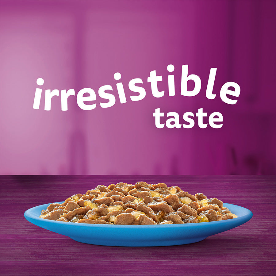 Whiskas 7+ Senior Wet Cat Food Fish Favourites in Jelly, (12 x 85g) x 4