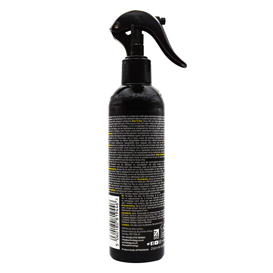 Animology Fox Poo Pre Wash Spray- 250ml