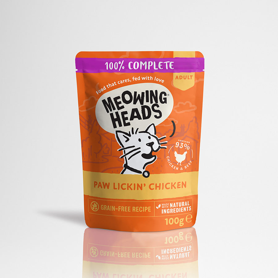 Meowing Heads Pouch Variety 10pk - 100g
