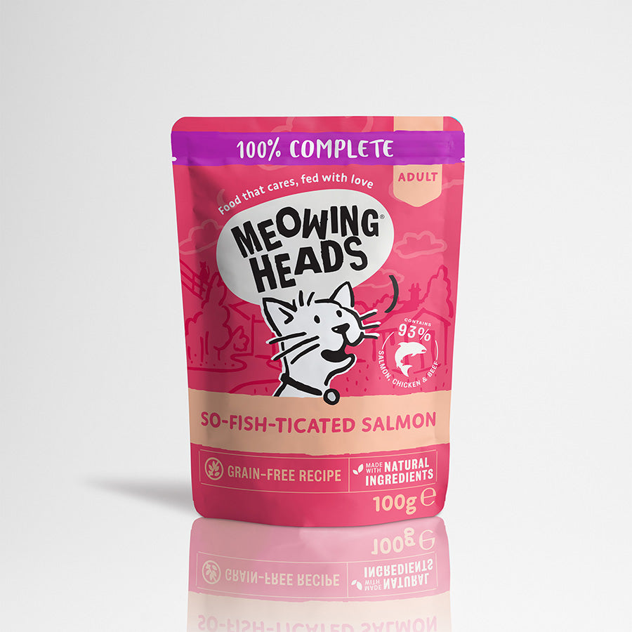 Meowing Heads Pouch Variety 10pk - 100g