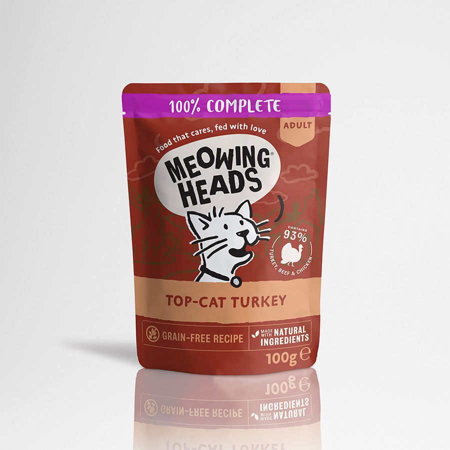 Meowing Heads Pouch Variety 10pk - 100g
