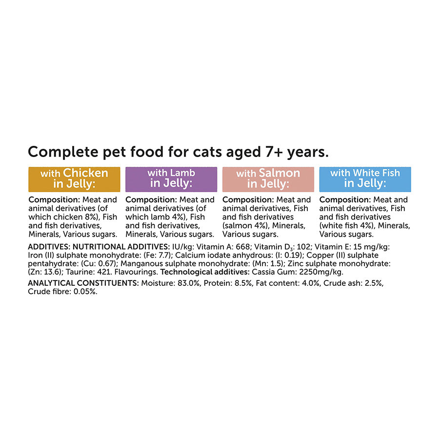 FELIX ORIGINAL Mixed Selection in Jelly Wet Cat Food ( 80 × 85g )