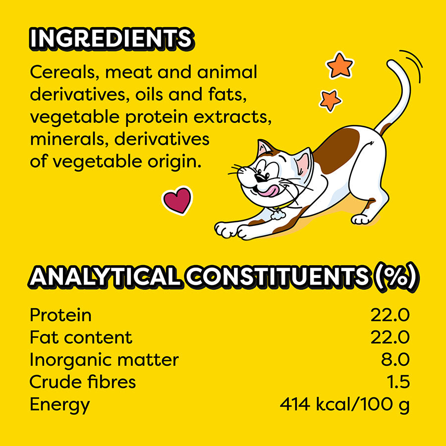 DREAMIES Shakeups Rockin Roost Cat Treats - (55g x 8)