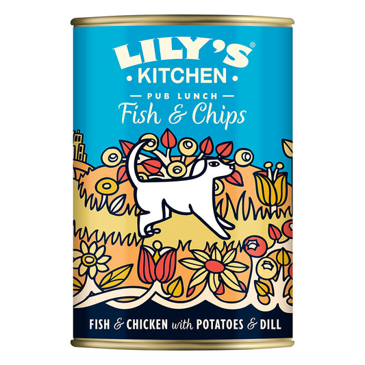 Lily's Kitchen Fish & Chips ( 400g x 6 )