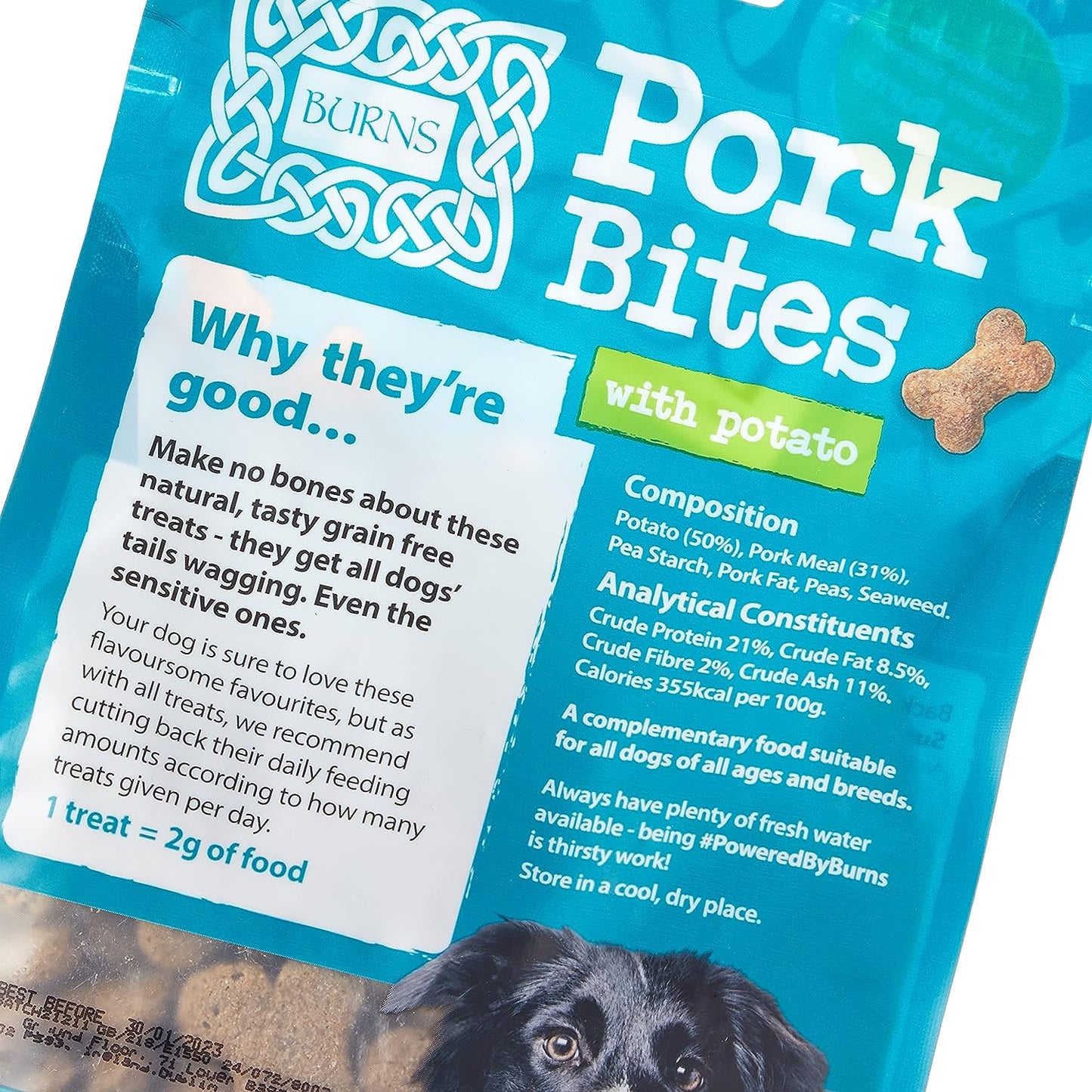 Burns Pet Nutrition Pork Bites Treats With Potato 200 gm