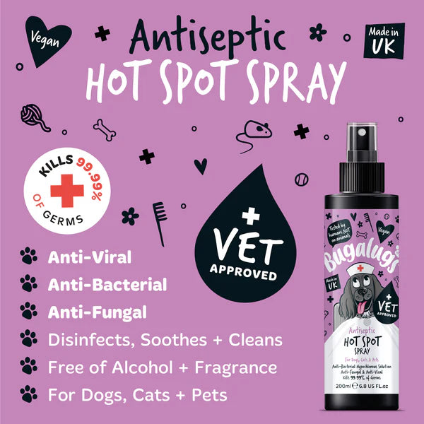 Bugalugs Antiseptic Hot Spot Spray - 200ml