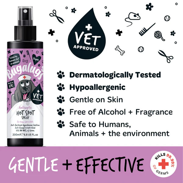 Bugalugs Antiseptic Hot Spot Spray - 200ml