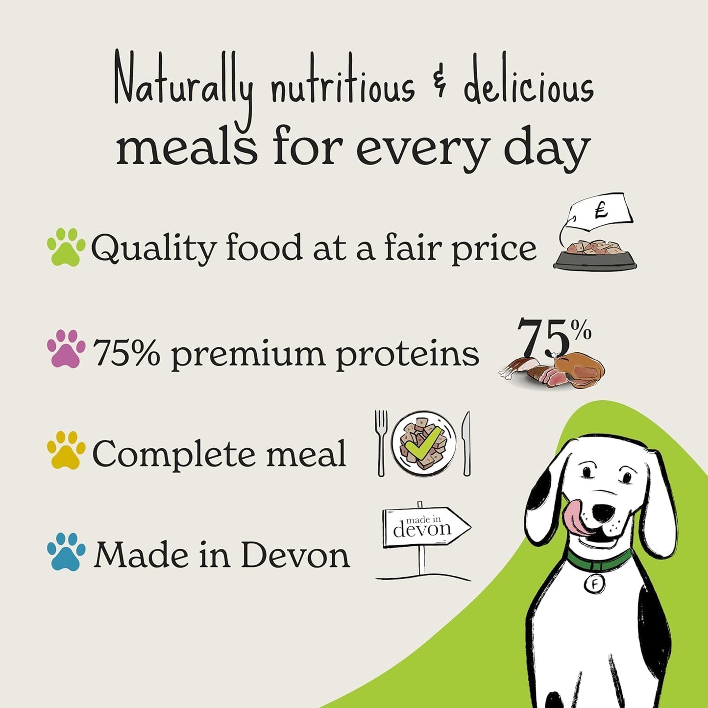 Forthglade Wet Dog Food Grain Free & Hypoallergenic Dog Food, (18 x 395g trays) Adult 1 Year+ with Vegetables, Complete Stomach Sensitive Meals