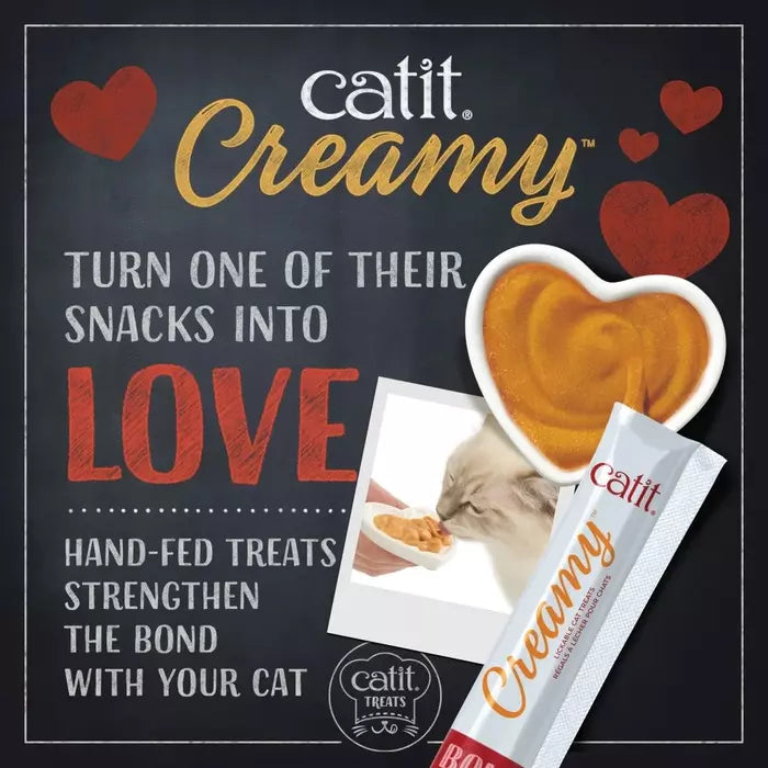 Catit Creamy Treats Variety 15 pack , 10g