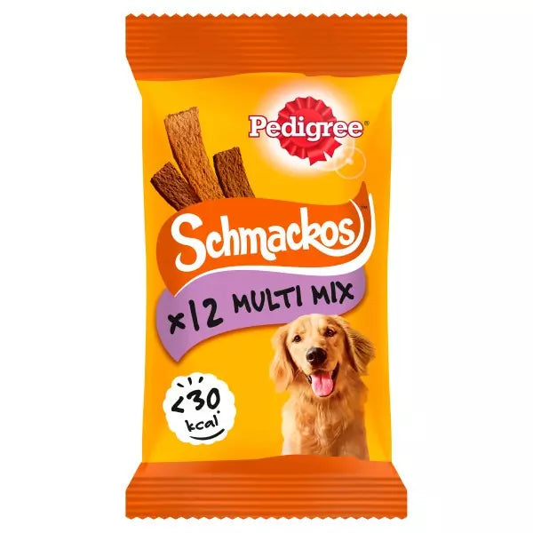 Pedigree Schmackos Dog Treats Multi 12 stks ( 18 Packs )