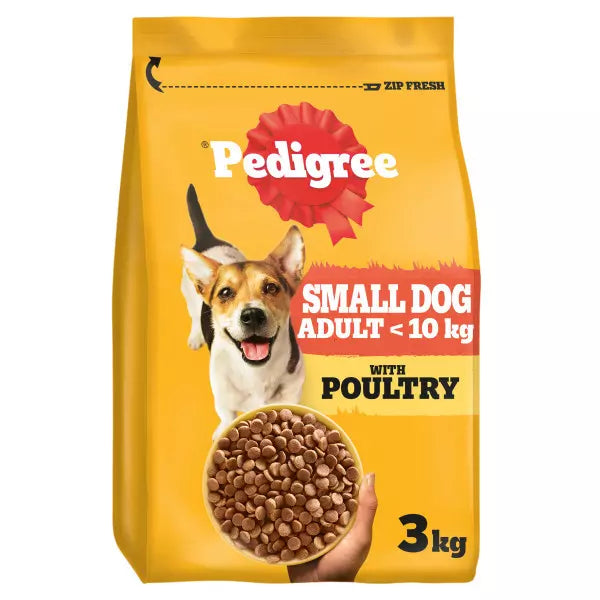 PEDIGREE COMPLETE Adult Small Dog Dry Poultry and Vegetables 3kg