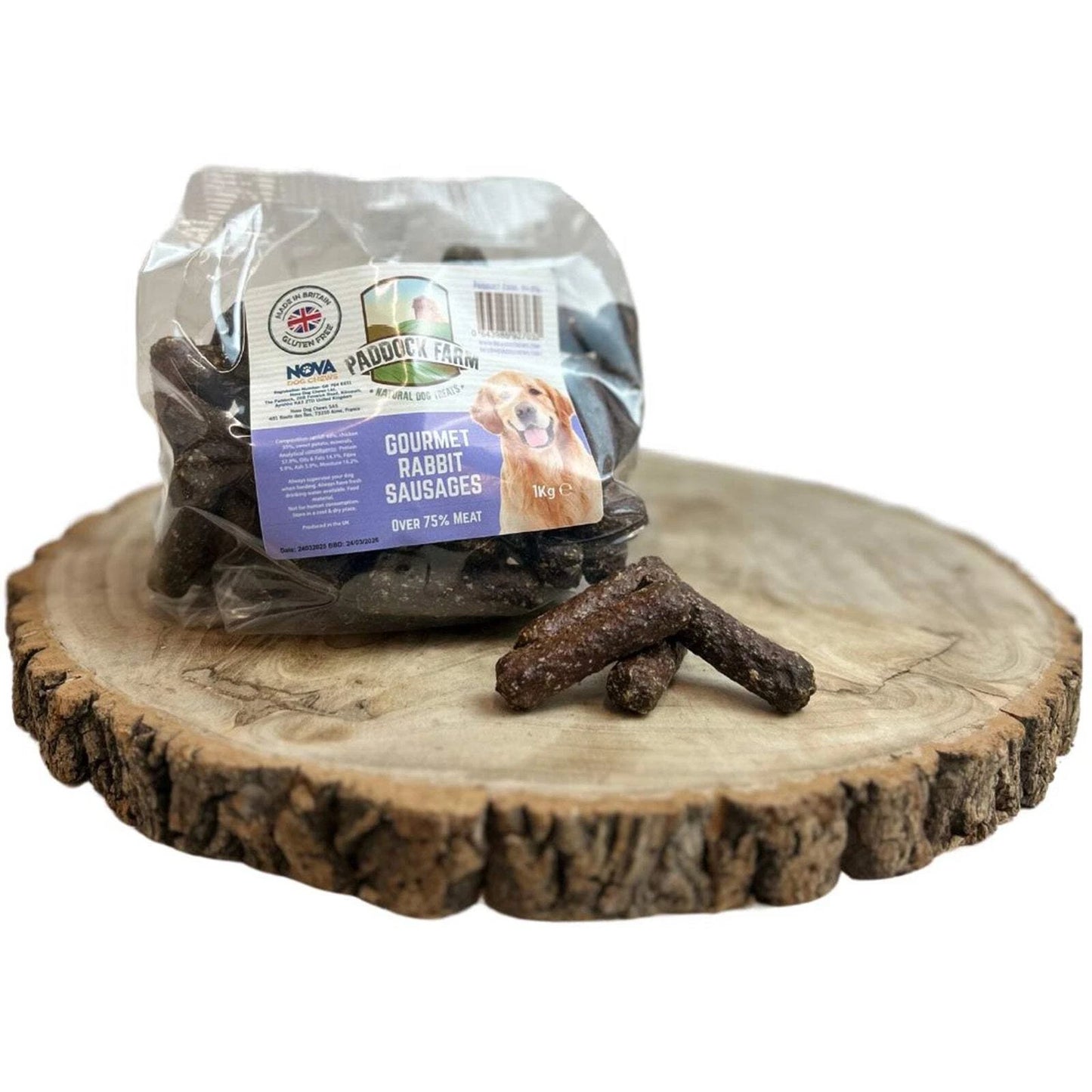 Paddock Farm Rabbit Gourmet Sausages - 1kg