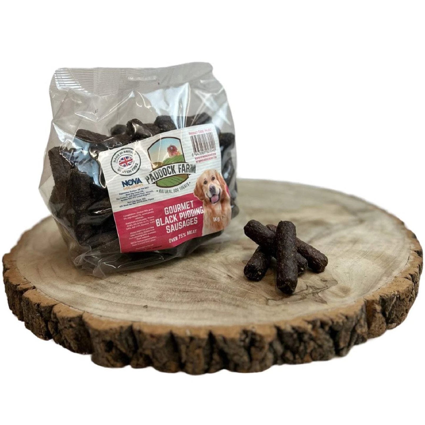 Paddock Farm Black Pudding Gourmet Sausages - 1kg