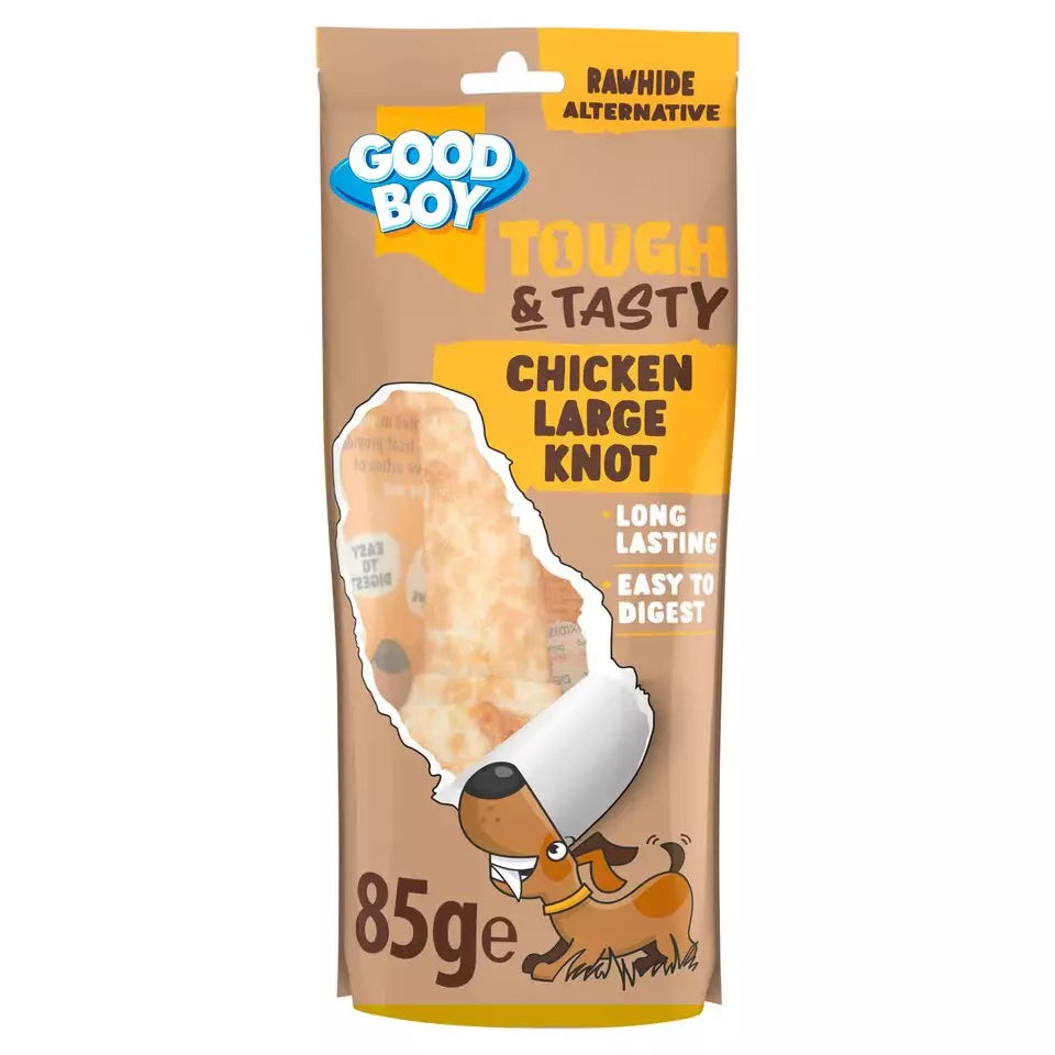 Good Boy Tough & Tasty Chicken Knot, 6pk
