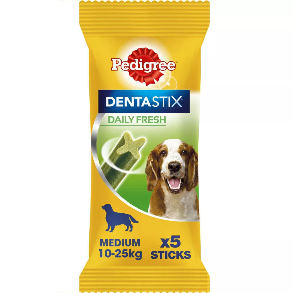 Pedigree Dentastix Fresh Daily Medium Dog Dental Treats - ( 5 stick x 14 )