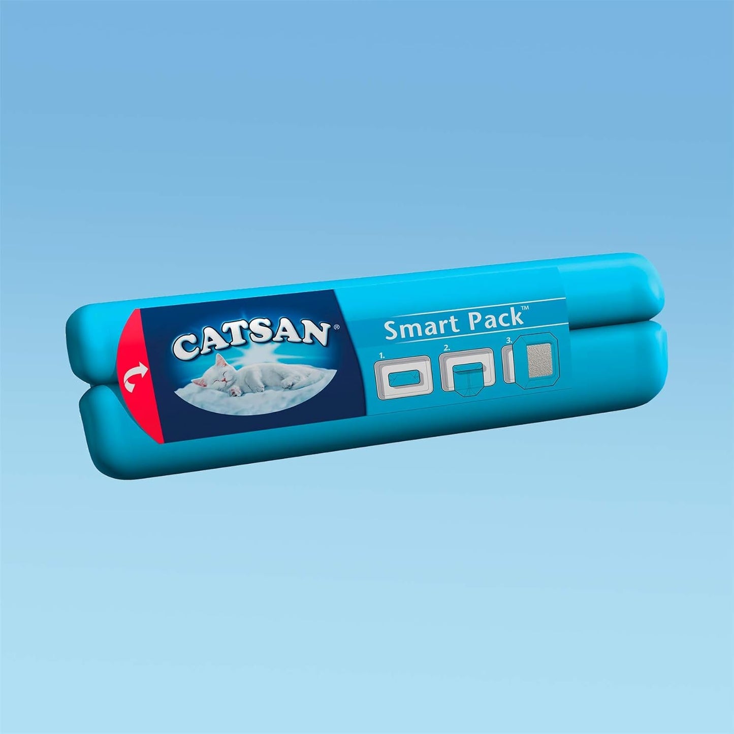 Catsan Smart Pack Cat Litter 2 Inlays 4kg (PACK OF 2)