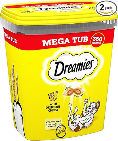 Dreamies Mega Pack Cheese Adult Cat Treat (350g x 2)