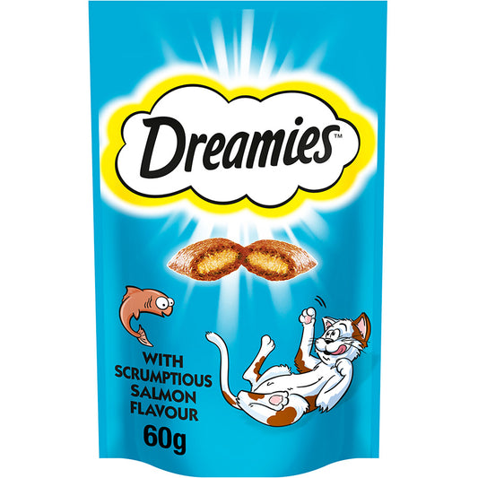 Dreamies Cat Treats with Salmon (60g x 8)