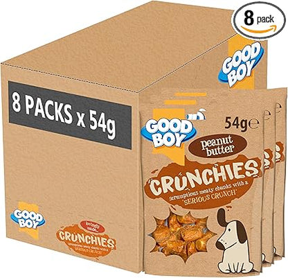 Good Boy Crunchies Peanut Butter (54g x 8)