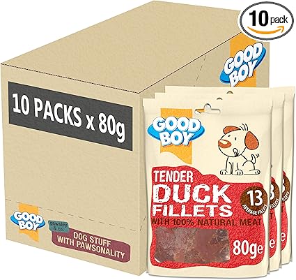 Good Boy Tender Duck Fillets - ( 80g x 10 )