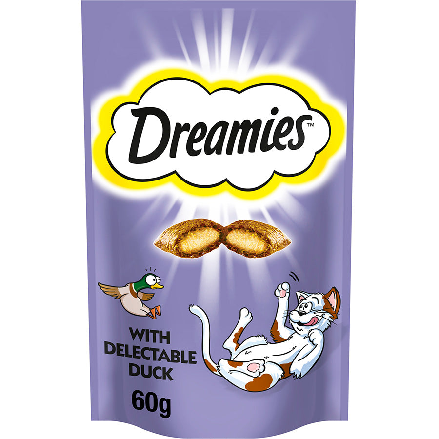 Dreamies Cat Treats with Duck (60g x 8)
