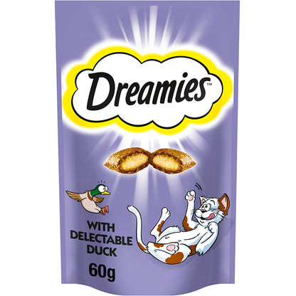 Dreamies Cat Treats with Duck (60g x 8)