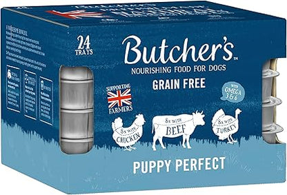 Butcher's Puppy Perfect Dog Food Trays 24pk - 150g