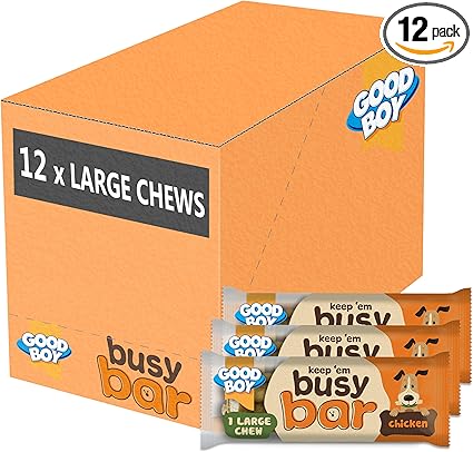 Good Boy Keep Um Busy Bar Large Chew Chicken, lge x 12