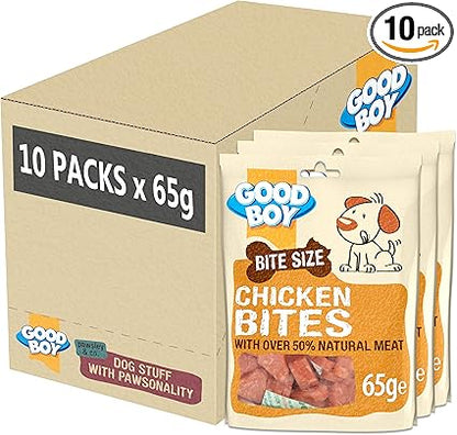 Good Boy Chicken Bites - ( 65g x 10 )