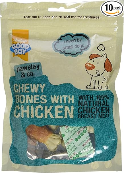 Good Boy Chewy Bones with Chicken - ( 80g x 10 )
