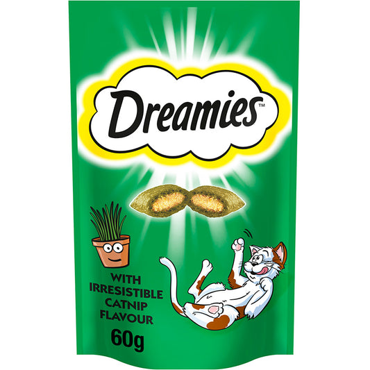 Dreamies Cat Treat Biscuits with Catnip (60g x 8)