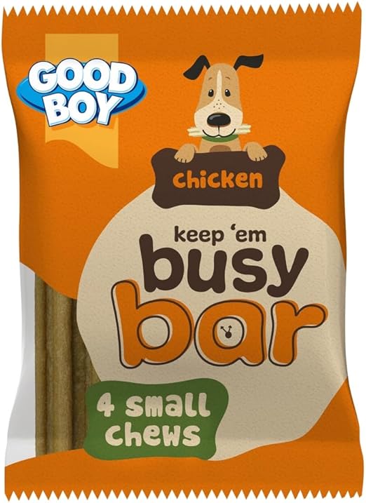 Good Boy Keep Um Busy Bar Small Chews Chicken ( 4pk x 8 )