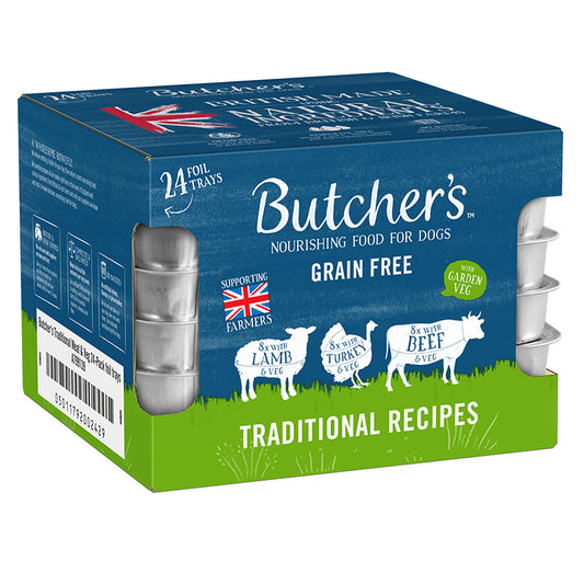 Butcher's Tradional Recipe 24pk - 150g