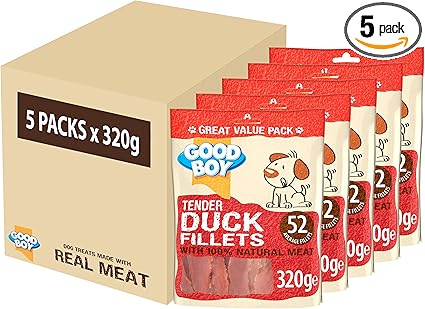 Good Boy Tender Duck Fillets ( 320 x 5 )