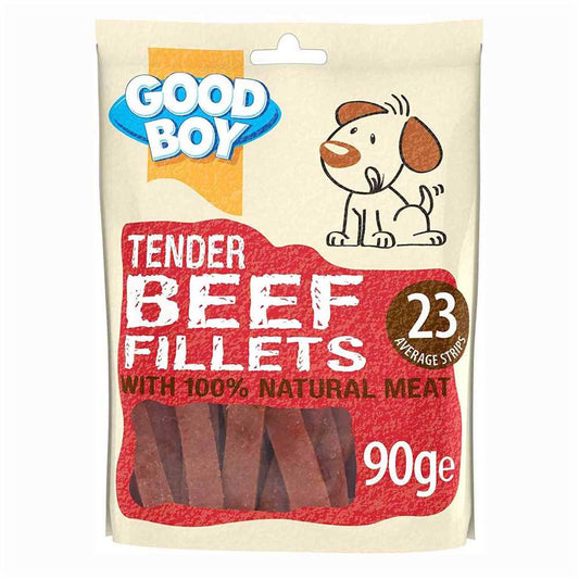 Good Boy Tender Beef Fillets - ( 90g x 10 )