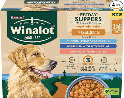 WINALOT Friday Suppers in Gravy (12pk, 100g) x 4
