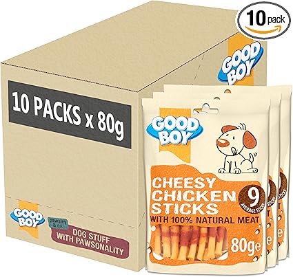 Good Boy Cheesy Chicken Sticks ( 80g x 10 )