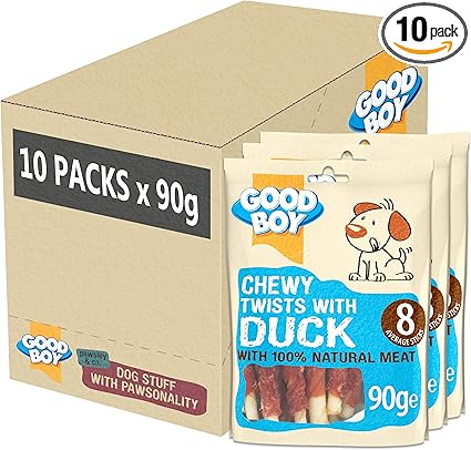 Good Boy Pawsley Deli Chewy Twists Duck - ( 90g x 10 )