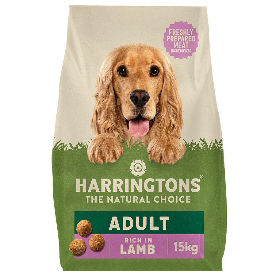Harringtons Complete Natural Lamb & Rice Adult Dog Food - 15kg
