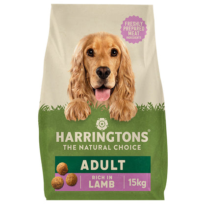 Harringtons Complete Natural Lamb & Rice Adult Dog Food - 15kg