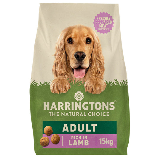 Harringtons Complete Natural Lamb & Rice Adult Dog Food - 15kg