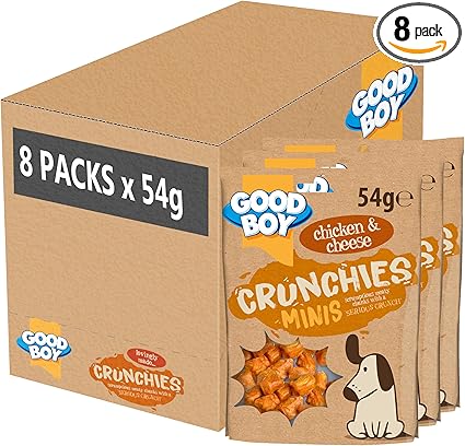 Good Boy Crunchies Chicken & Cheese (54g x 8)