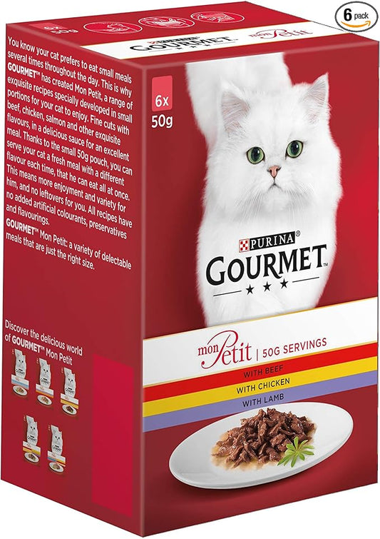 Gourmet Mon Petit Meat ( 6 Pack x 50g ) x 8
