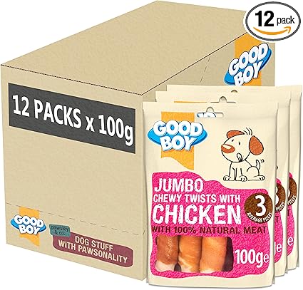 Good Boy Jumbo Chewy Twists ( 100g x 12 )