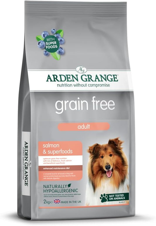 Arden Grange Adult Dog Grain Free Salmon & Superfoods - 2kg
