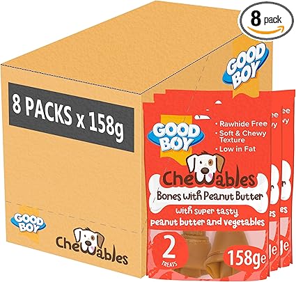 Good Boy Chewables Peanut Butter Bones ( 2pk x 8 )