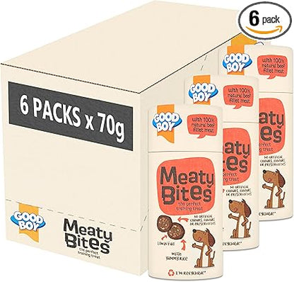 Good Boy Meaty Bites Beef & Rice - ( 70g x 6 )