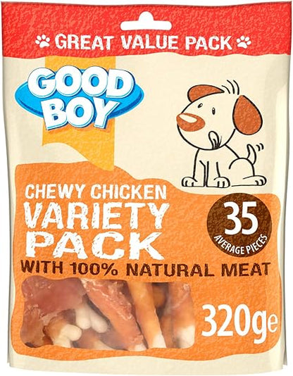 Good Boy Chewy Chicken Variety Pack ( 320g x 5 )